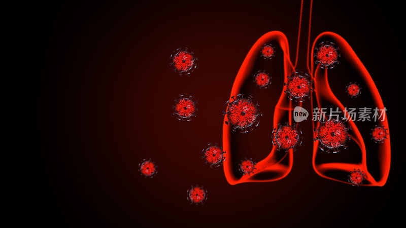 冠状病毒对肺部