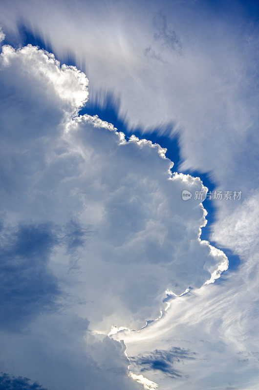 戏剧性的Cloudscape