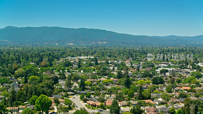 加州圣何塞社区鸟瞰图