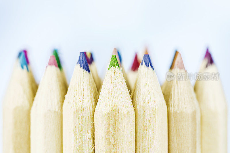 彩色铅笔与复制空间