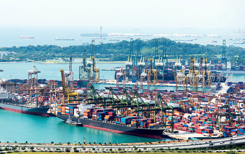 新加坡的集装箱港口