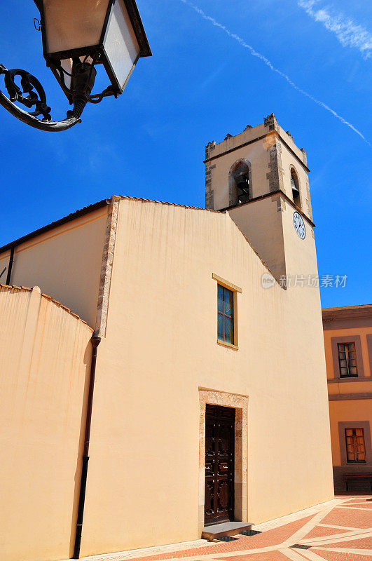 穆拉维拉，卡利亚里省，撒丁岛，意大利:圣尼古拉斯教堂