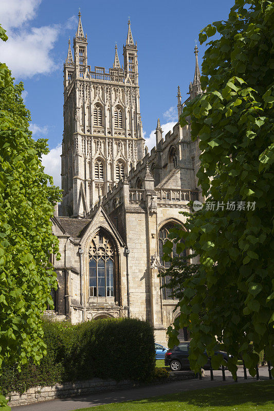 历史悠久的格洛斯特大教堂，英国