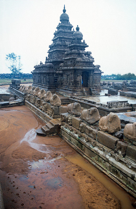 Mamallapuram的海岸神庙