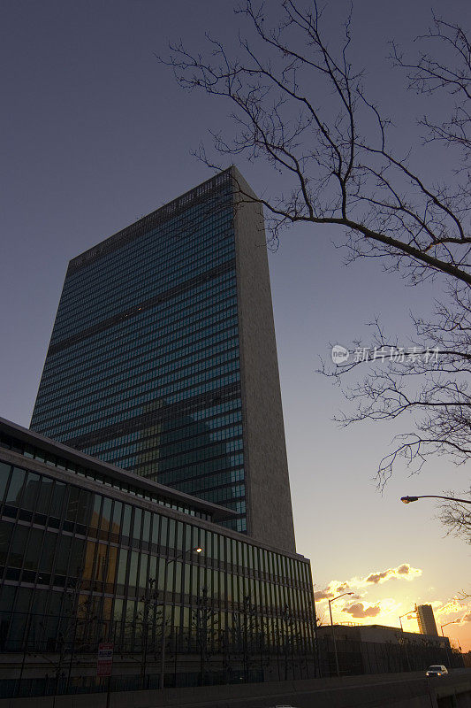 纽约的联合国大楼