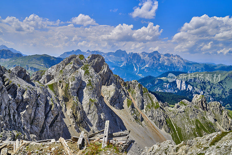 意大利Dolomites的一战防御