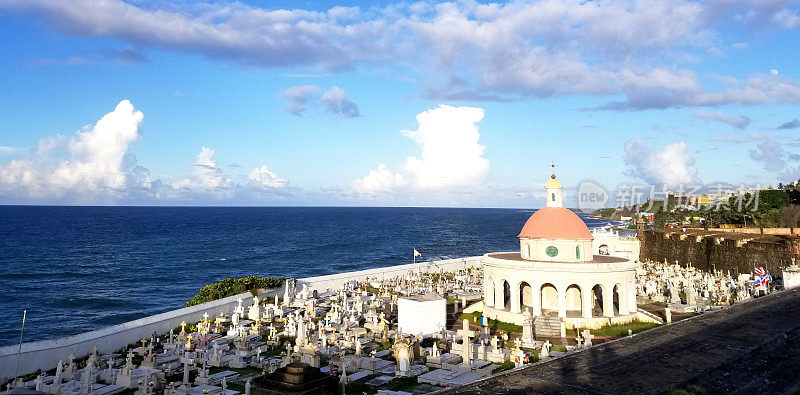 波多黎各圣胡安——2017年9月:波多黎各圣胡安的圣玛丽亚玛格达莱娜德帕齐斯公墓概述