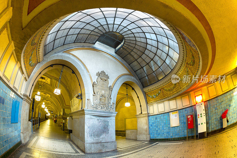 德国柏林地铁站海德堡广场1913年