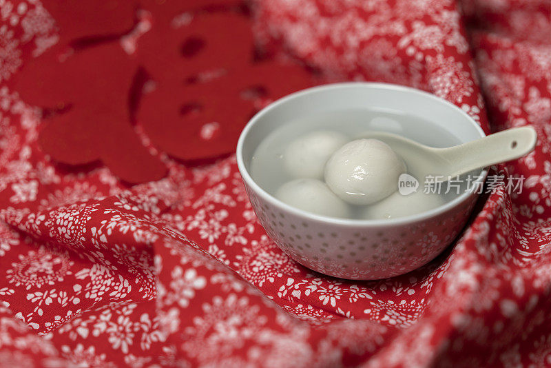 汤圆上的中国传统布