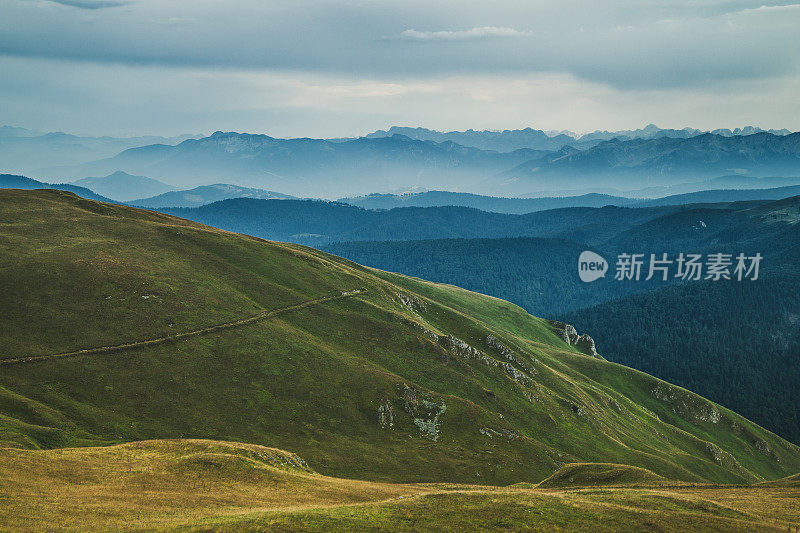 模糊的风景