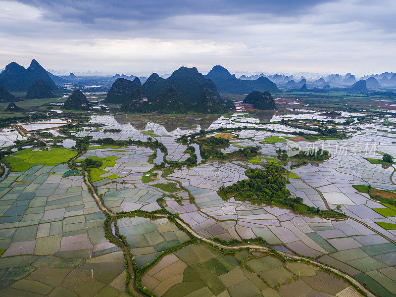 洛湿地公园,麟贵,桂林,广西,中国