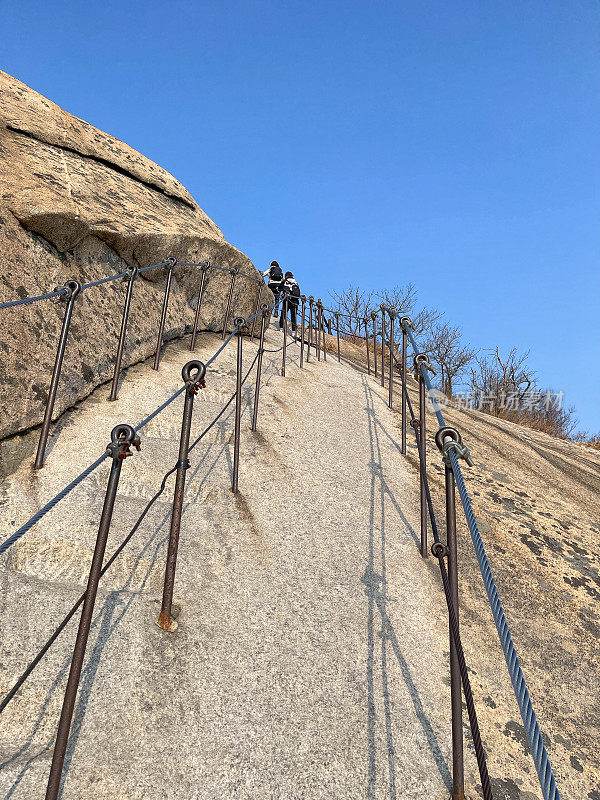 韩国冬季登山