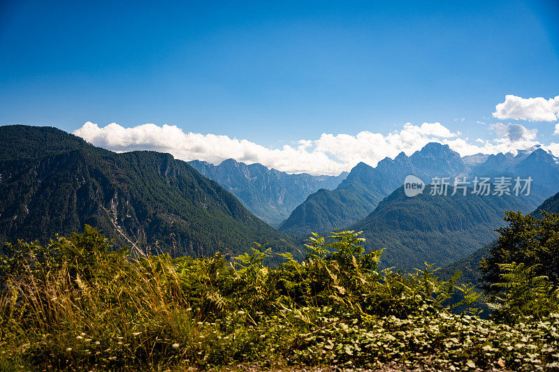 风景如画的特里格拉夫山全景