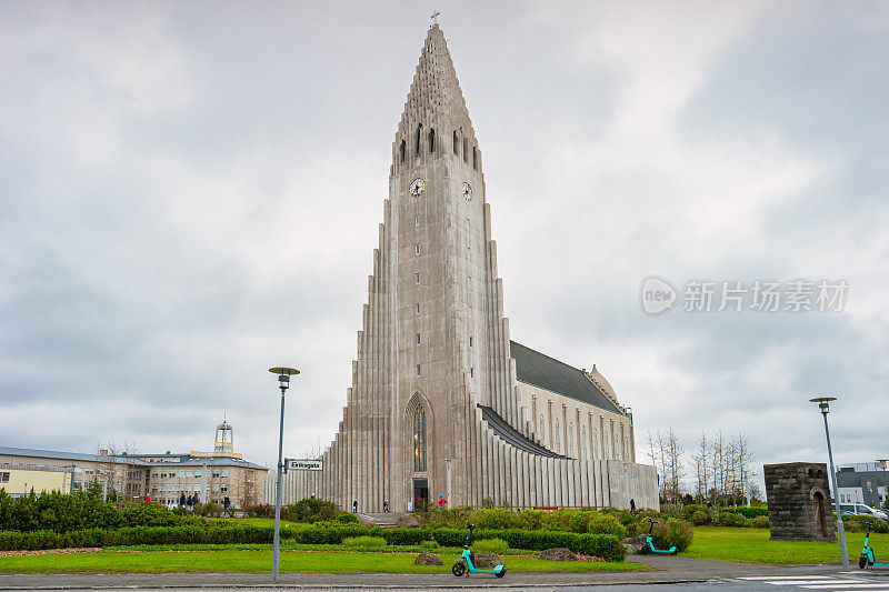 冰岛雷克雅未克Hallgrimskirkja教堂