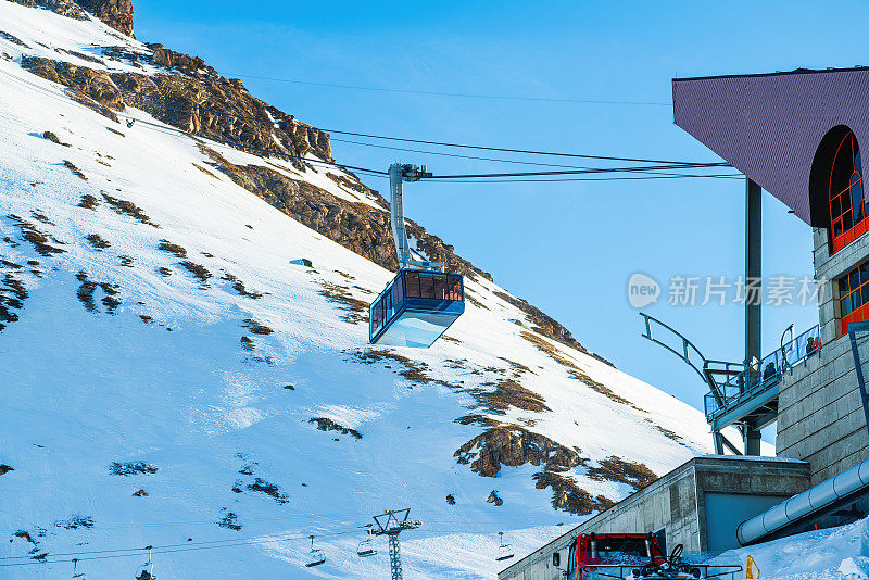 瑞士采尔马特冬季滑雪胜地
