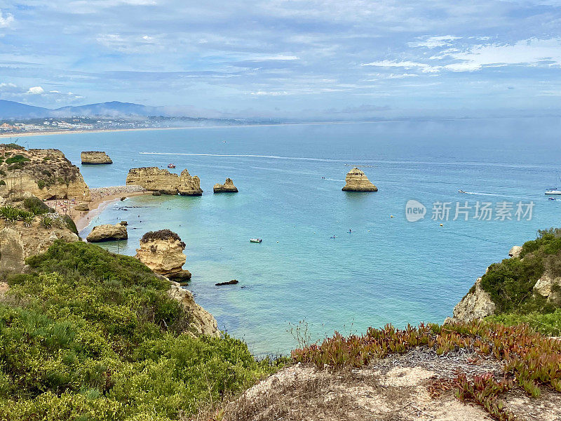 葡萄牙-阿尔加维-佩达德桥小道和海滩