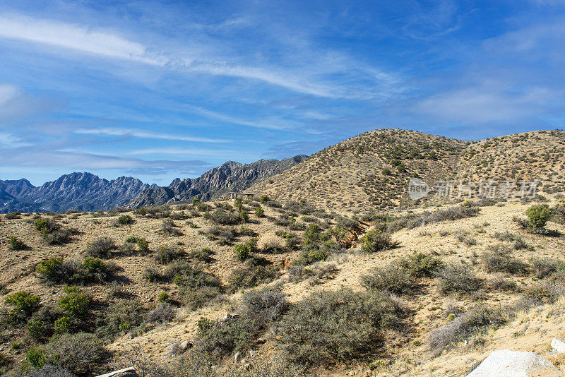 贝勒峰，风琴针在风琴山沙漠峰NP在新墨西哥州