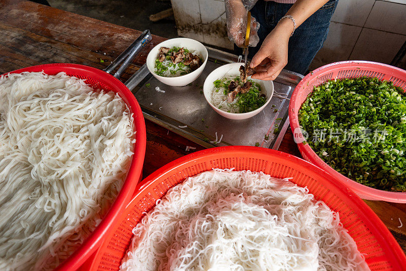 越南米粉用于越南粉的制作