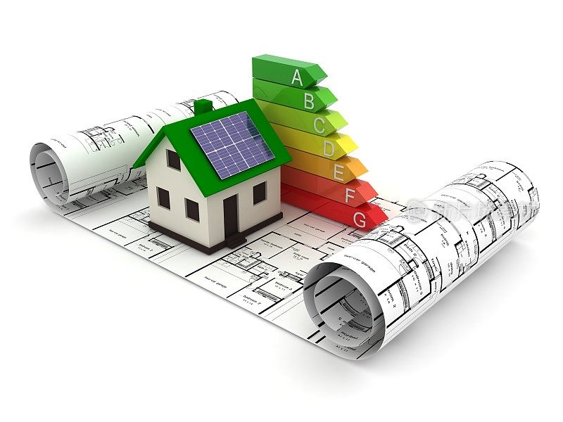 能源效率太阳能电池板房屋建筑评级