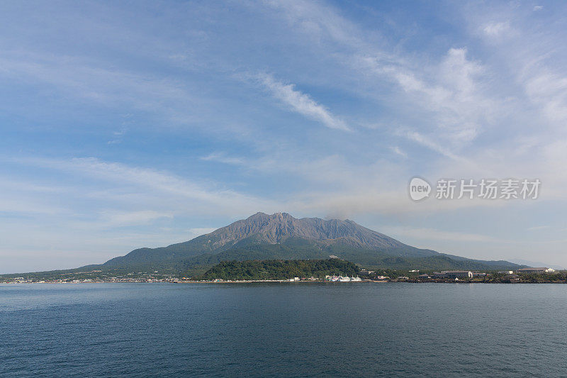 日本九州鹿儿岛的樱岛