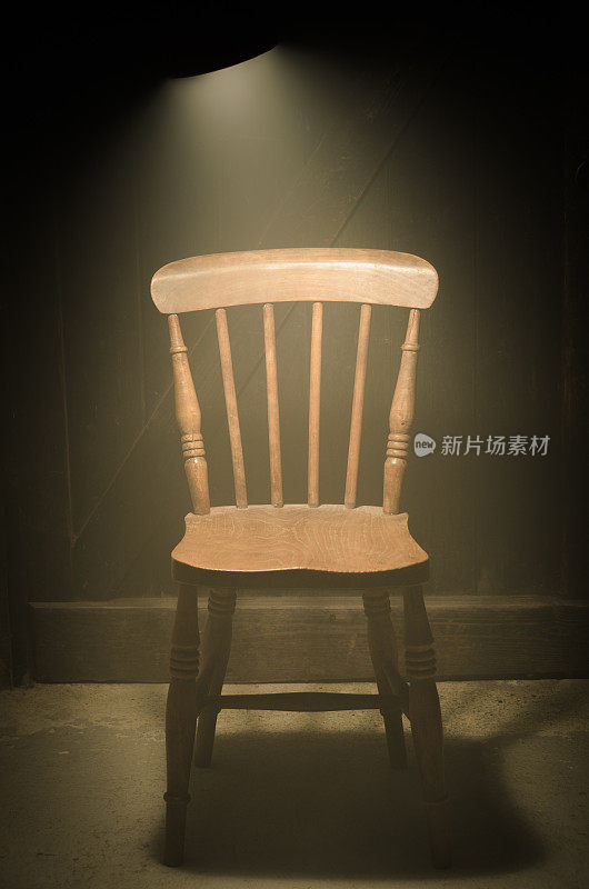 审讯用的旧椅子