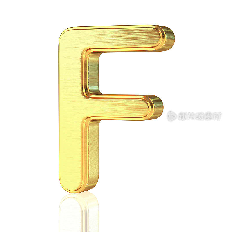 金字母F