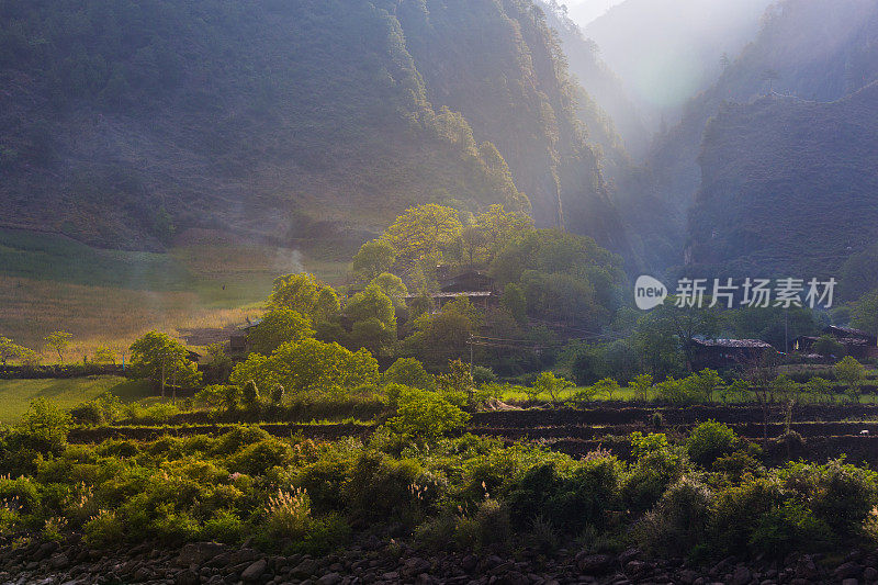 西藏景观，西藏，中国。