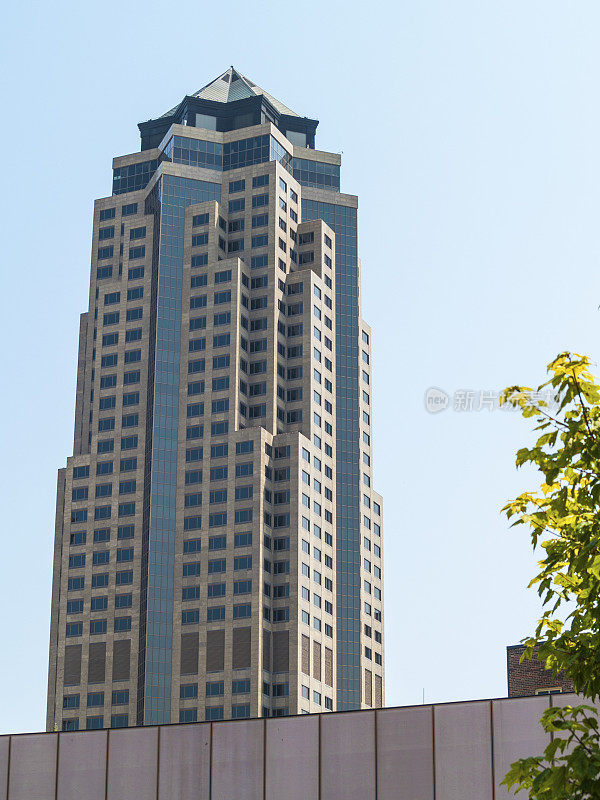 得梅因市中心最高的摩天大楼