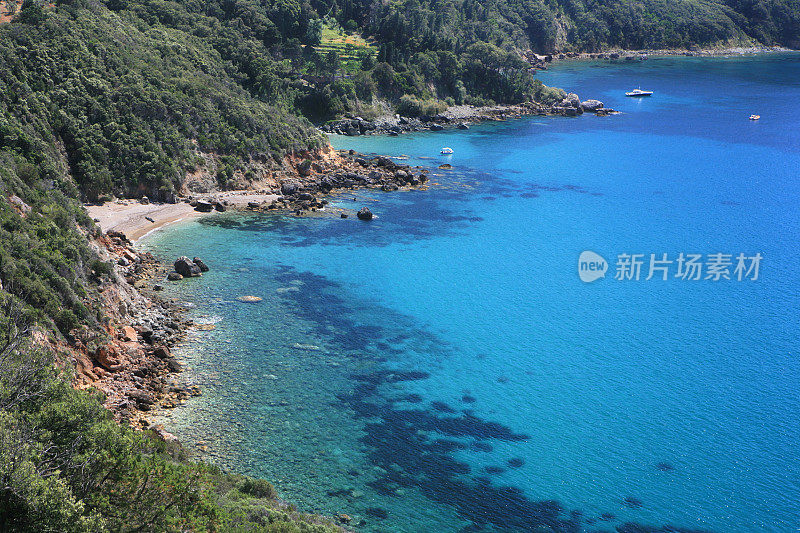 清澈的地中海-阿根廷蒙特，意大利托斯卡纳