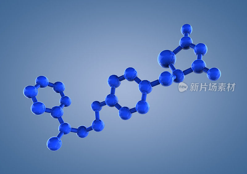 蓝色的分子