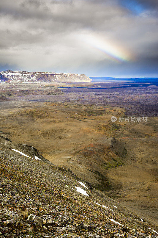 冰岛的景观