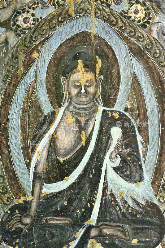 中国敦煌佛教壁画的一部分