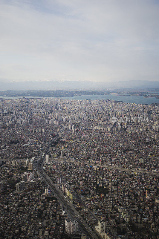 土耳其阿达纳城市的天空景观