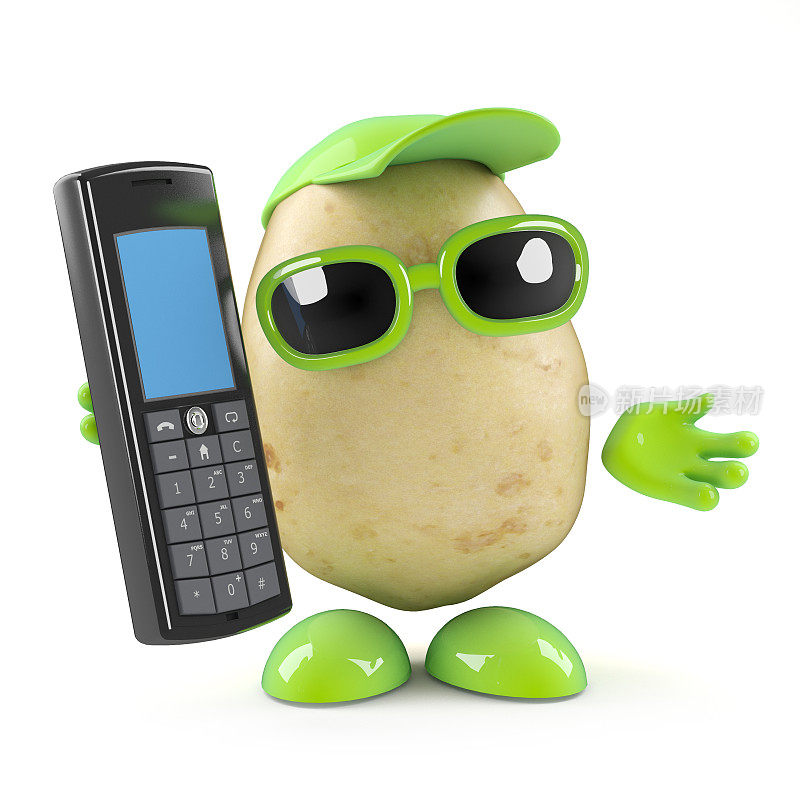 3d土豆在手机上聊天