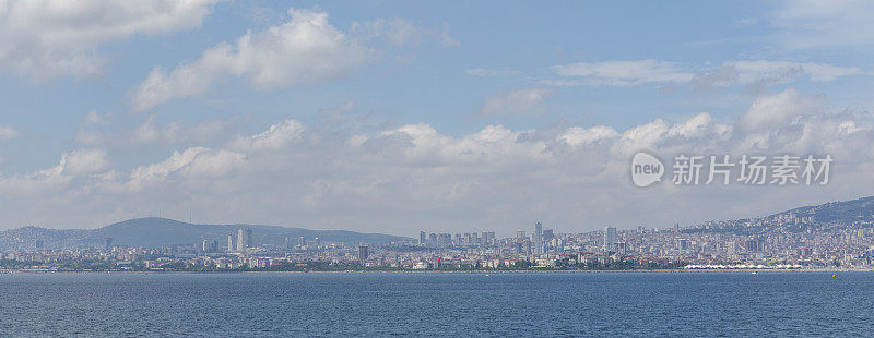 土耳其伊斯坦布尔马尔马拉海岸安纳托利亚的传统城市景观