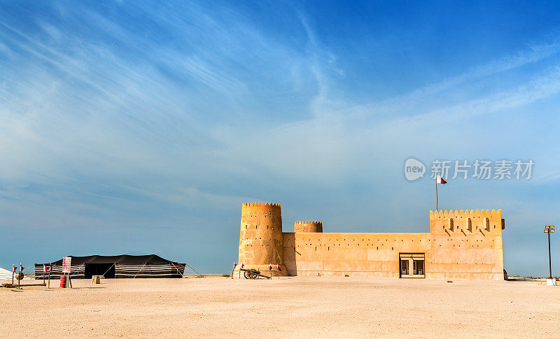 中东卡塔尔的祖巴拉堡