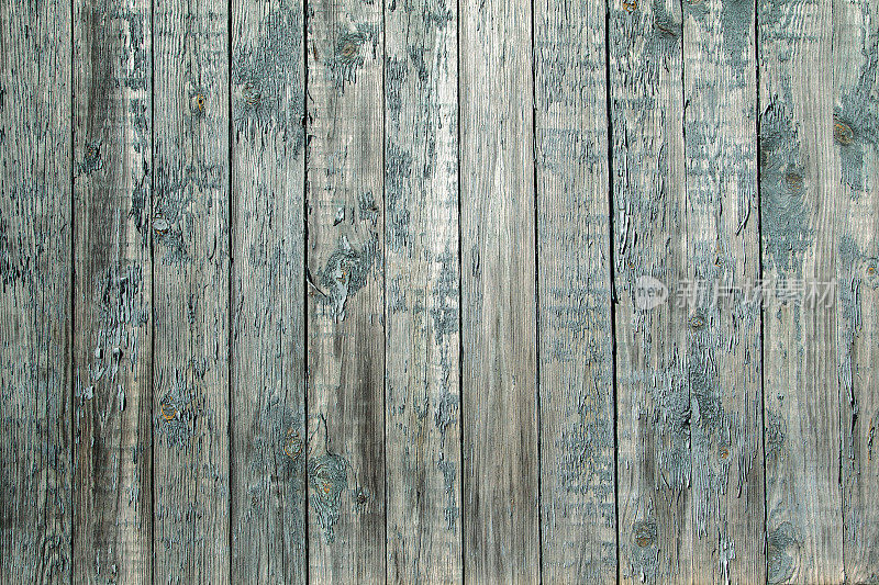 抽象的木质背景纹理。破旧的彩色木栅栏