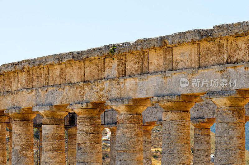 西西里岛塞格斯塔的古希腊遗址