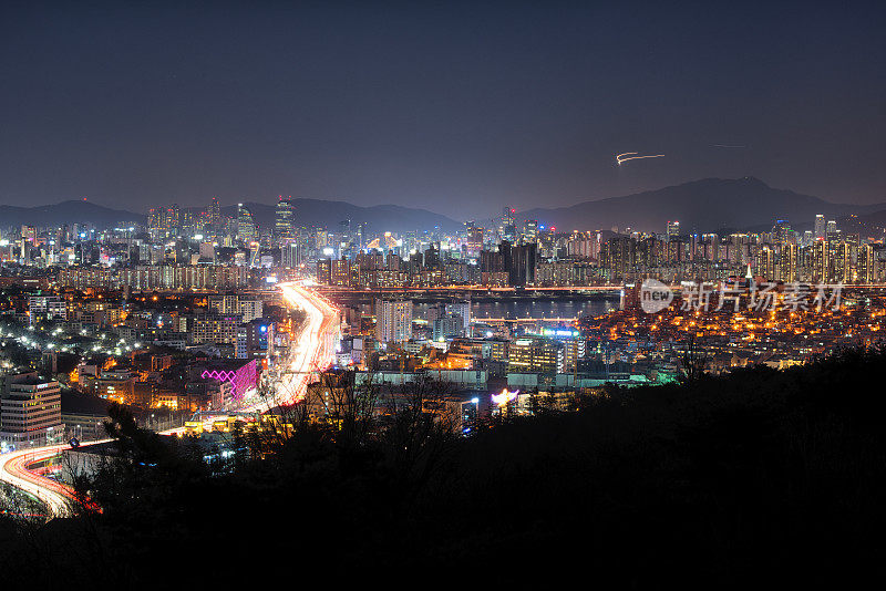 首尔的夜景