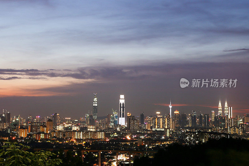 吉隆坡市观景