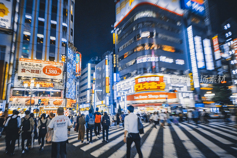 东京新宿夜景