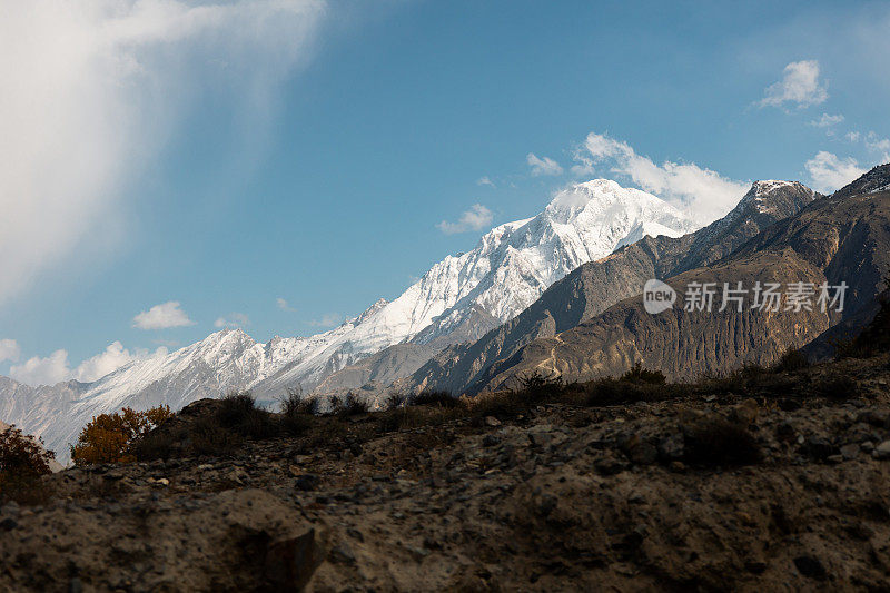 巴基斯坦喜马拉雅山谷的风景