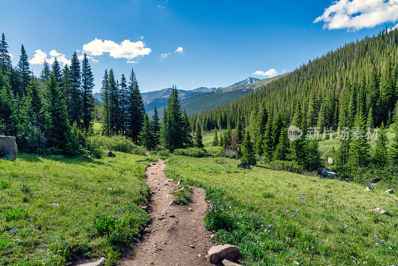 科罗拉多山地自然景观