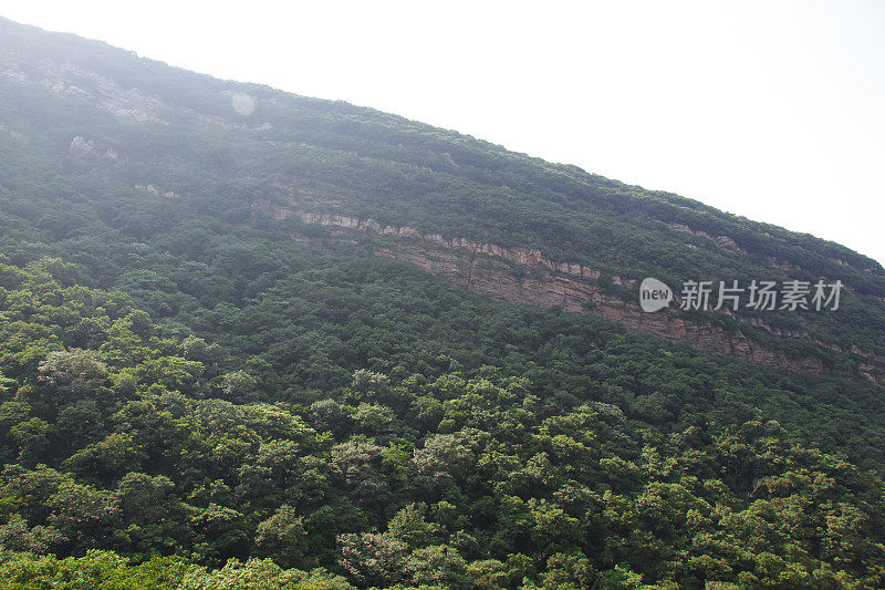 中国河南省嵩山少林寺国家公园的自然景观