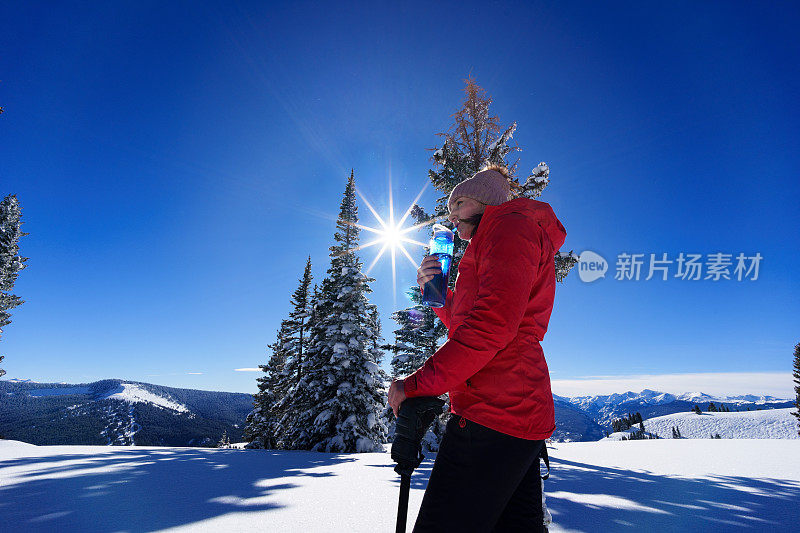 滑雪时保持水分