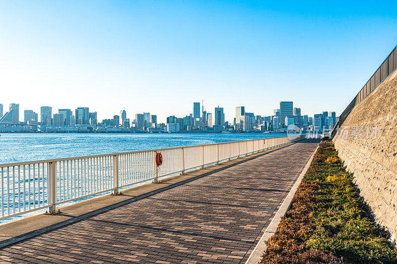 东京有井多运河公园钓鱼区