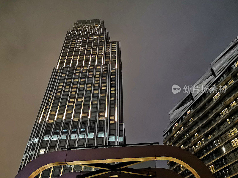 香港维多利亚码头摩天大楼