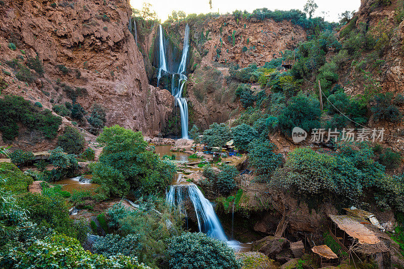 Ouzoud瀑布，中阿特拉斯，摩洛哥