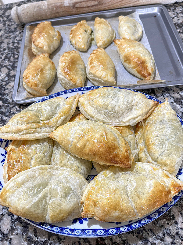 自制的秘鲁风味肉馅卷饼