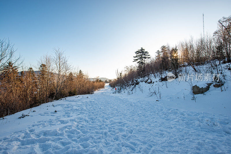 冬季越野滑雪道